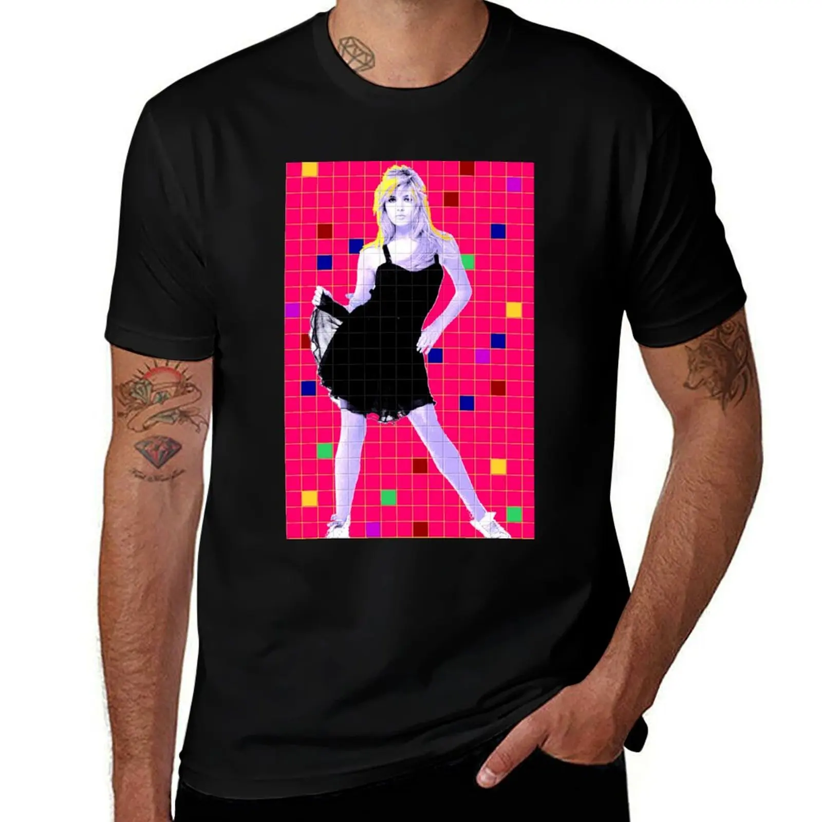 Mandy Smith - A Positive Reaction T-Shirt Basic Simple Casual Short Sleeve Tee T-Shirt