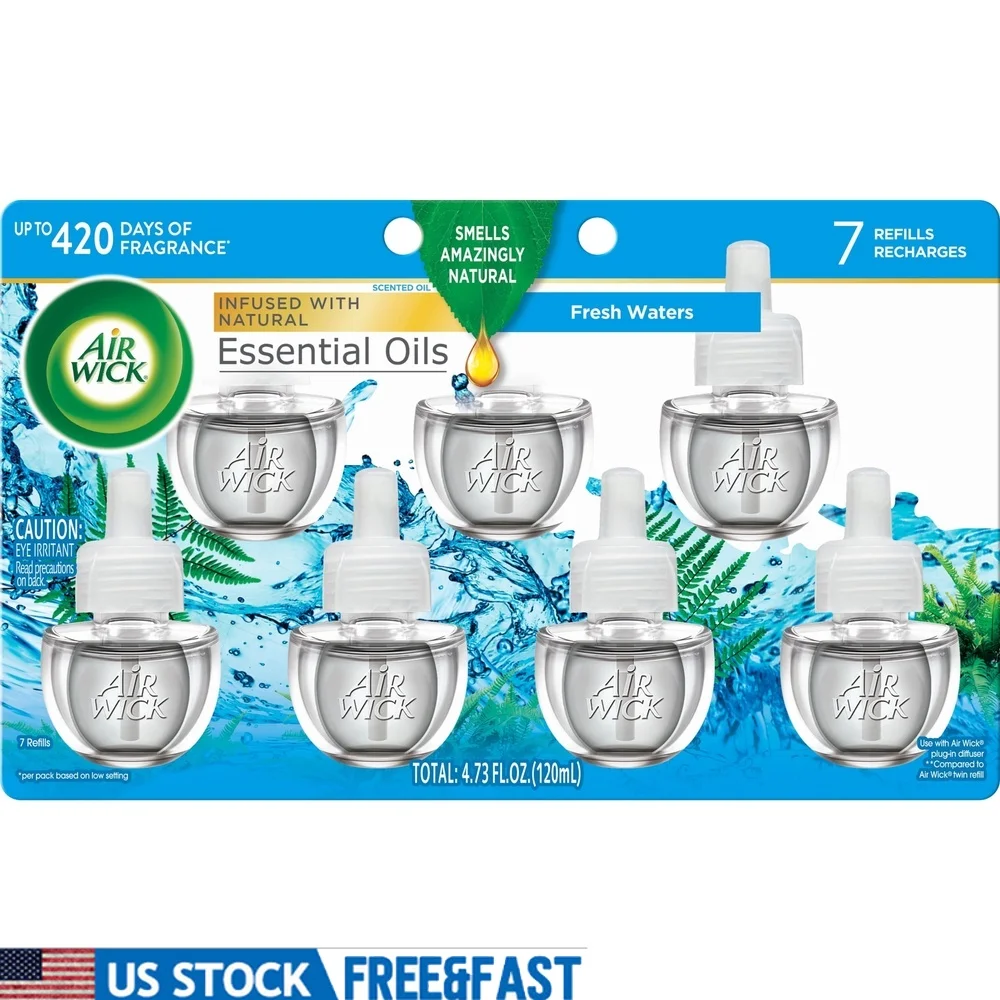 

Подключаемые ароматические масла, освежитель воздуха, подогревающие стержни, эфирные масла, свежая вода, стойкий аромат, 420 дней, для домашнего офиса