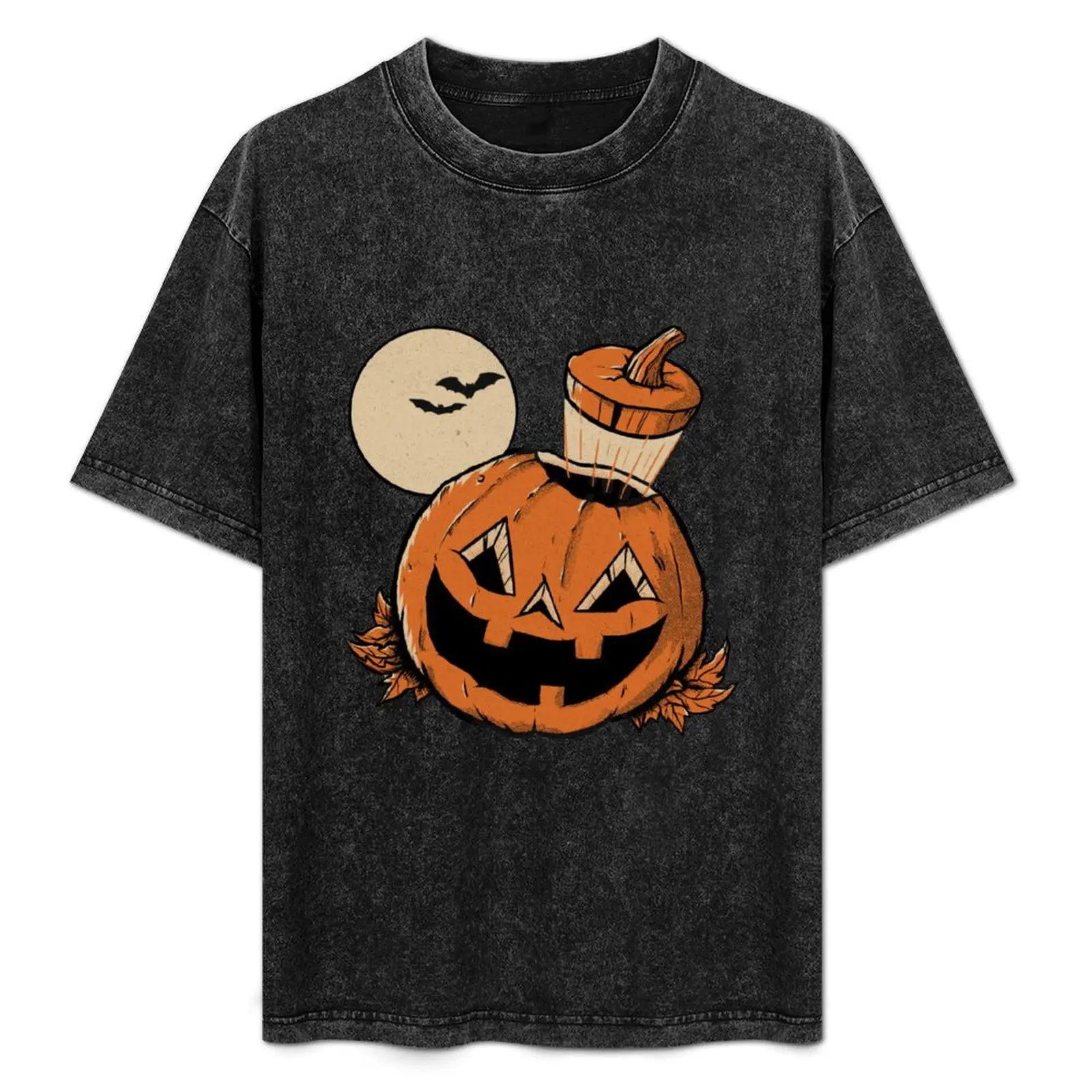 

Vintage Mind Blown Pumpkin T-Shirt oversized sports fans Clothing men graphic t shirts