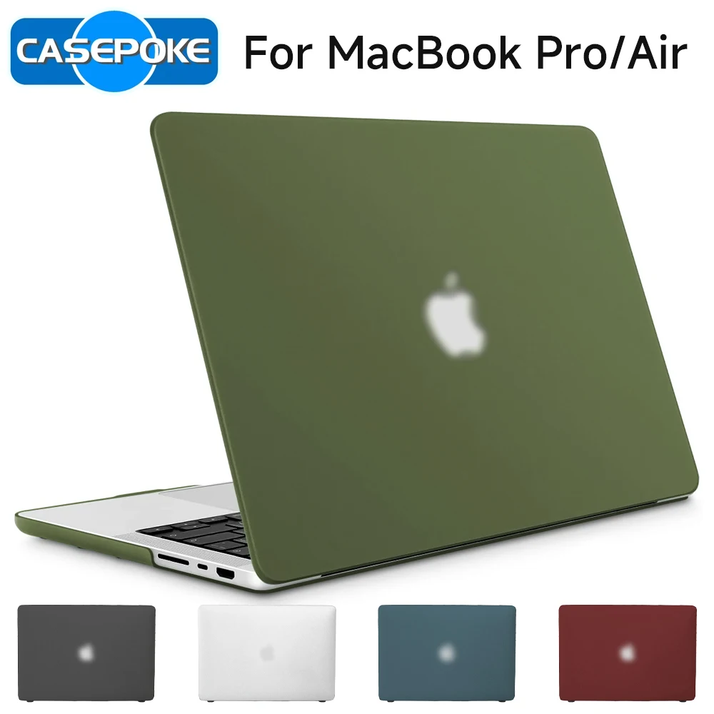 Folhas de capa sem impressões digitais para MacBook, Capa para MacBook Pro 14 Air 13 M1 M2 M3 Air 15.3 13.6, Acessórios MacBook