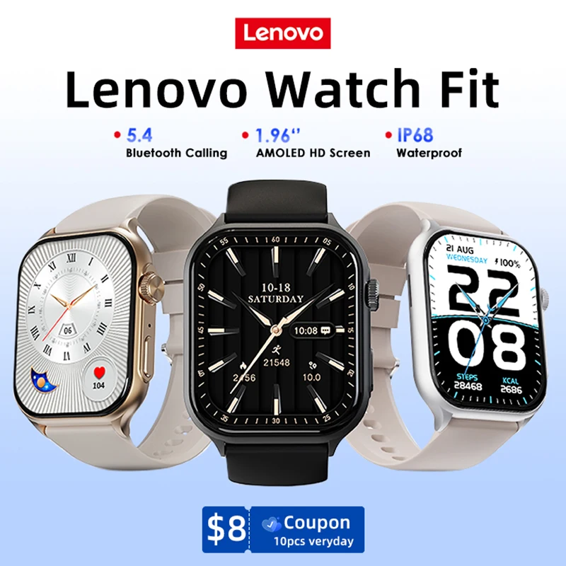 Reloj Inteligente Lenovo Fitness