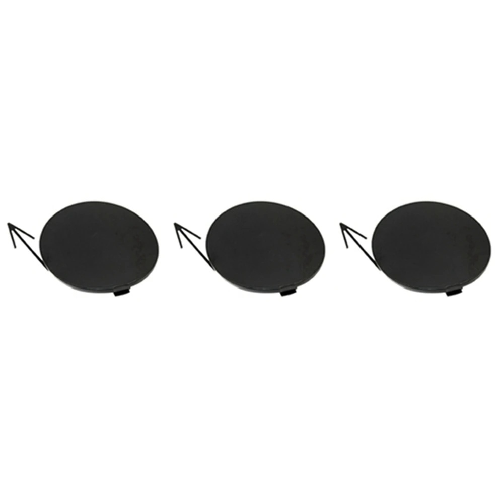 3Pcs 85071BR00A Car Rear Bumper Tow Hook Cap Cover Black For Nissan Qashqai J10 2007-2014