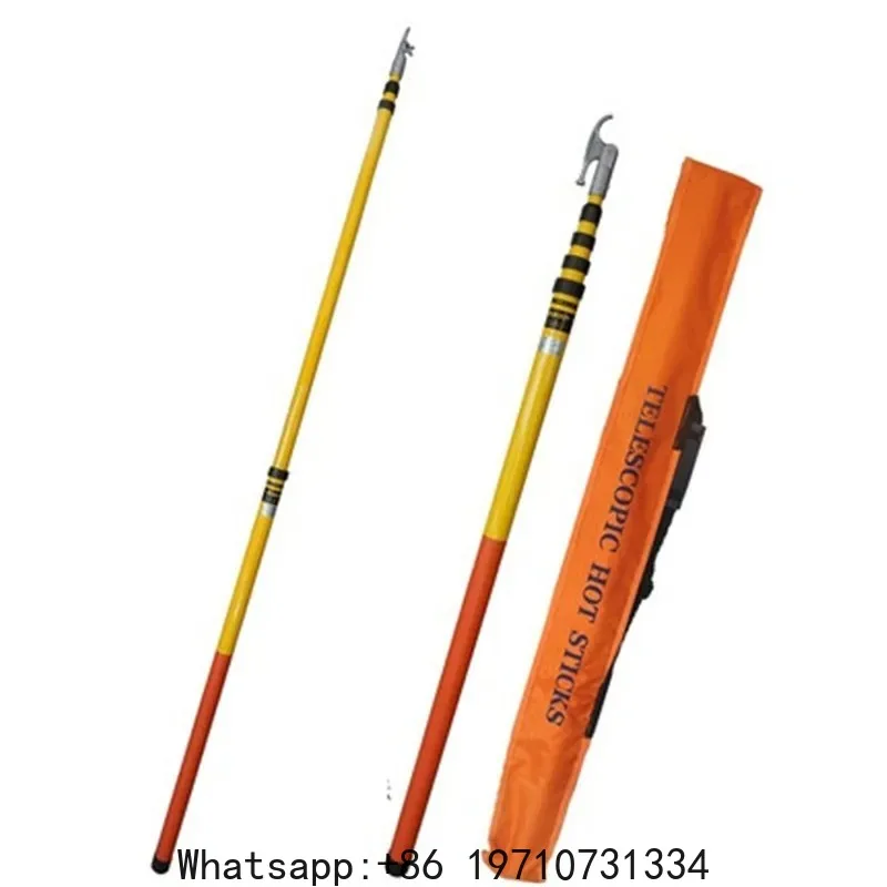 adjustable High-voltage pull rod insulation lever Operating lever 5 sections  8 meters Maximum withstandable voltage 500KV