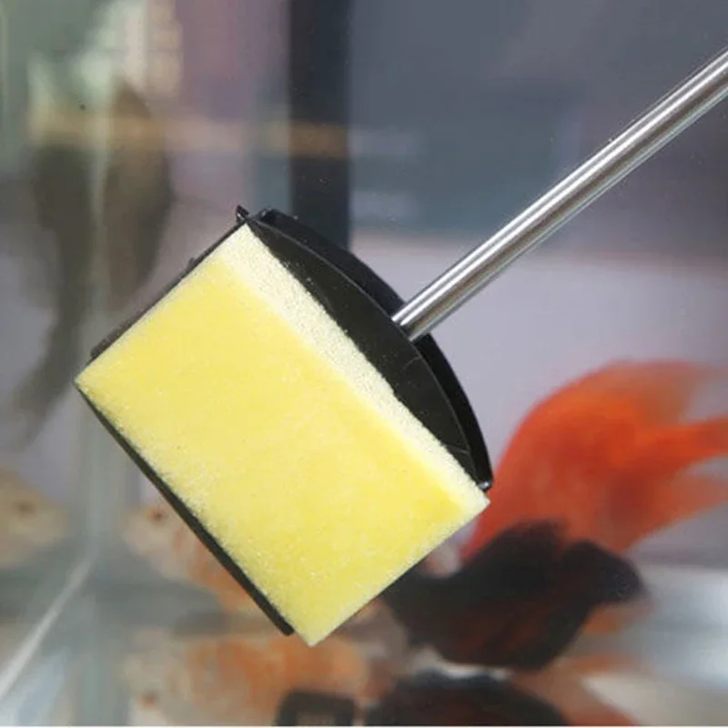 Fish Tank Brush Long Handle Brush Double-sided Cleaning Brush Aquarium Cleaning Tools image 3