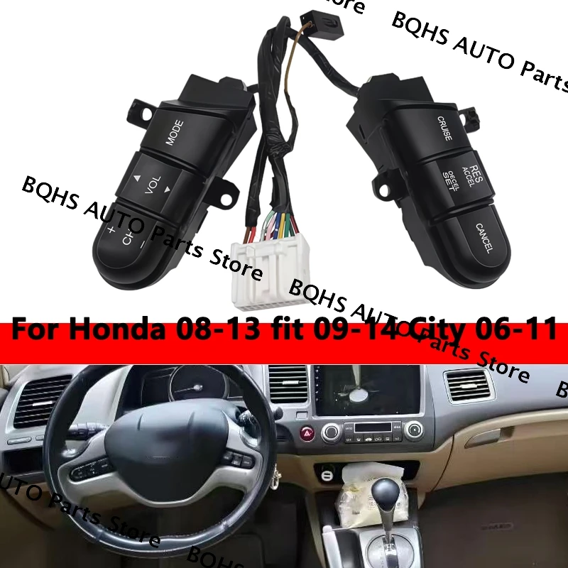 

Кнопка переключения Civic 36770-SNA-A12, новые кнопки переключателей на рулевом колесе для Honda 2008-2013, подходят 2009-2014 City 2006-2011