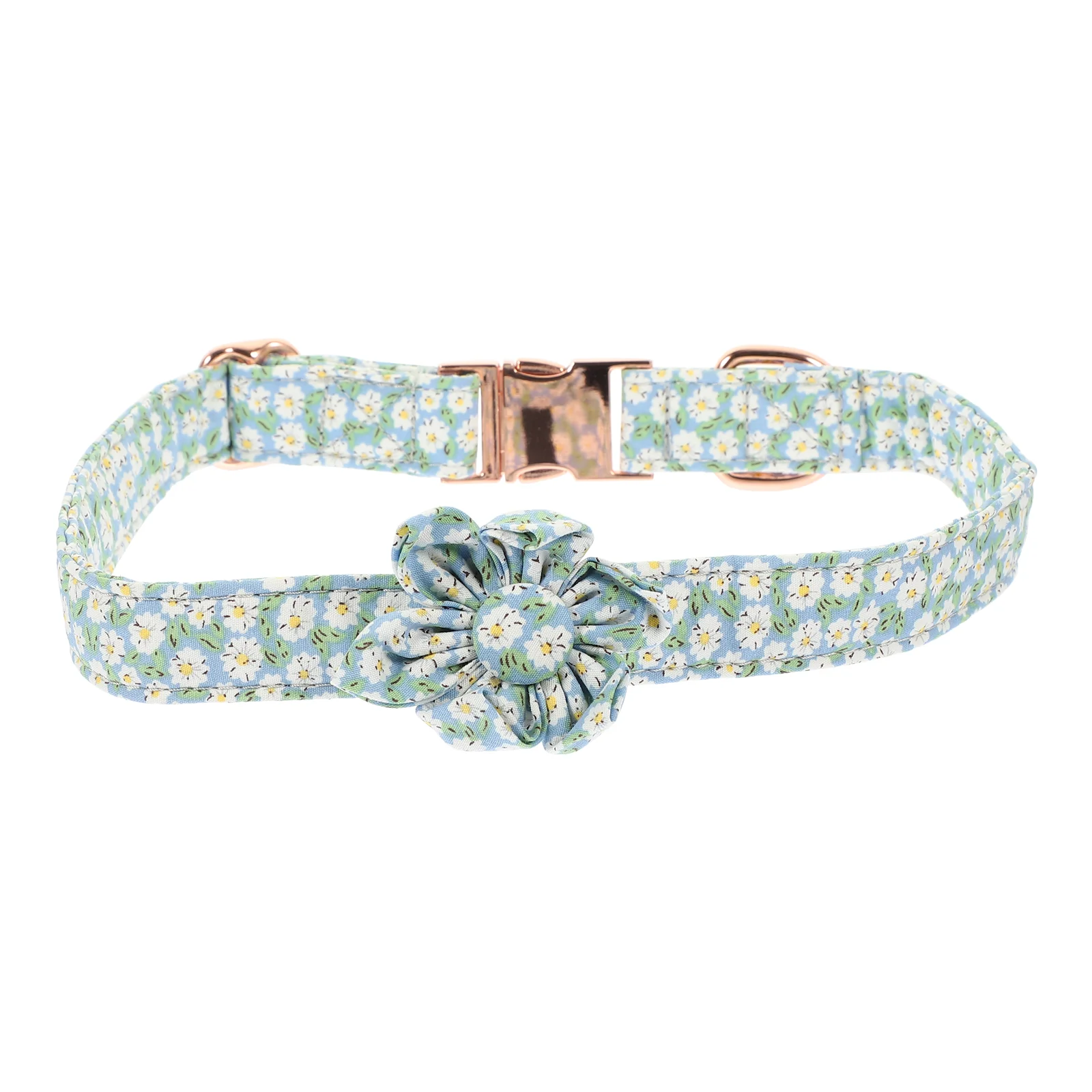 Decorative Puppy Collar Daisy Pattern Dog Collar Outdoor Pet Calming Collar calming collar for dogs dog collars