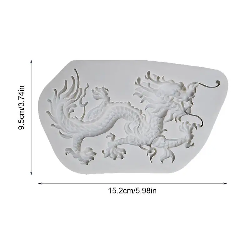 Chinese Dragon Silicone Mold Chinese Zodiac Sign Mold Dragon Candle Mold Cartoon Mold Zodiac Resin Molds Home decor Supplies