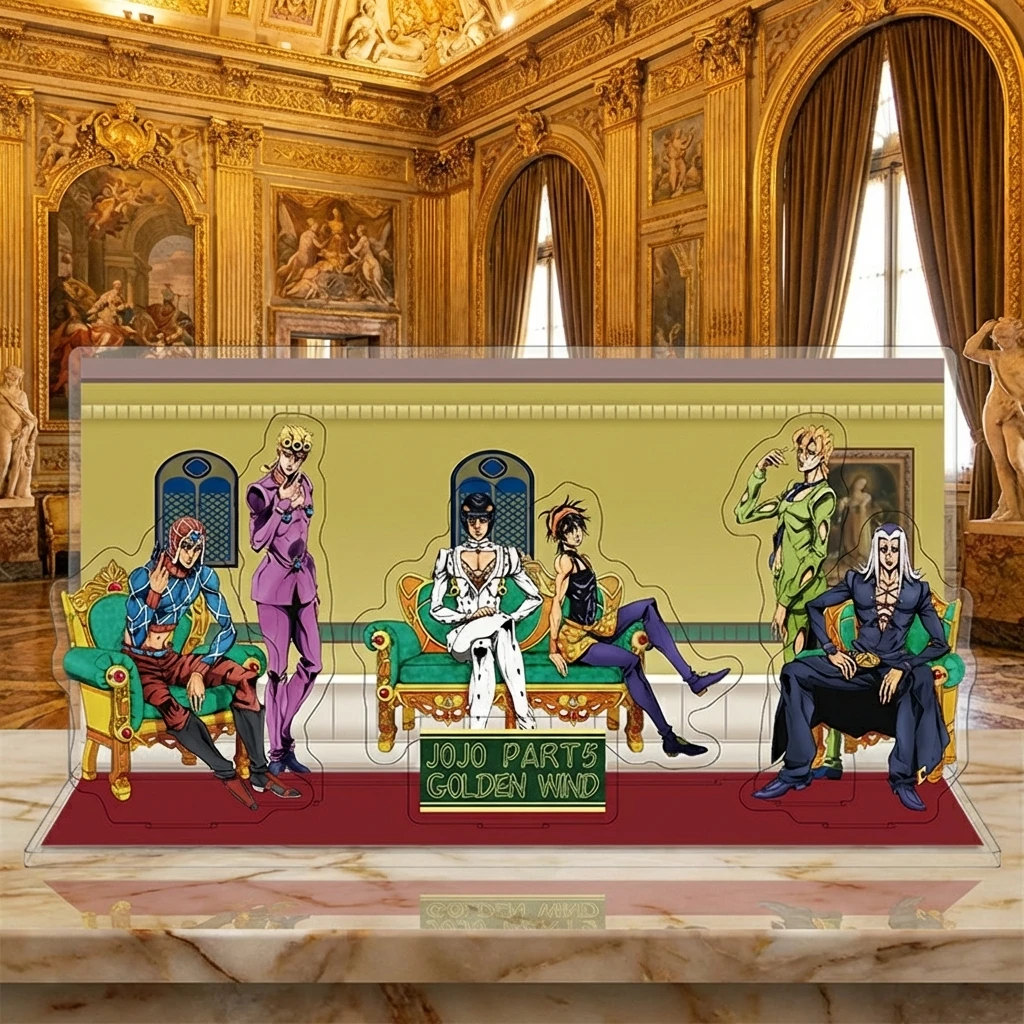 

JOJO Bizarre Adventure Acrylic Stand Anime Figure Multi Layer Display Customizable Collectible Merchandise Character Standee