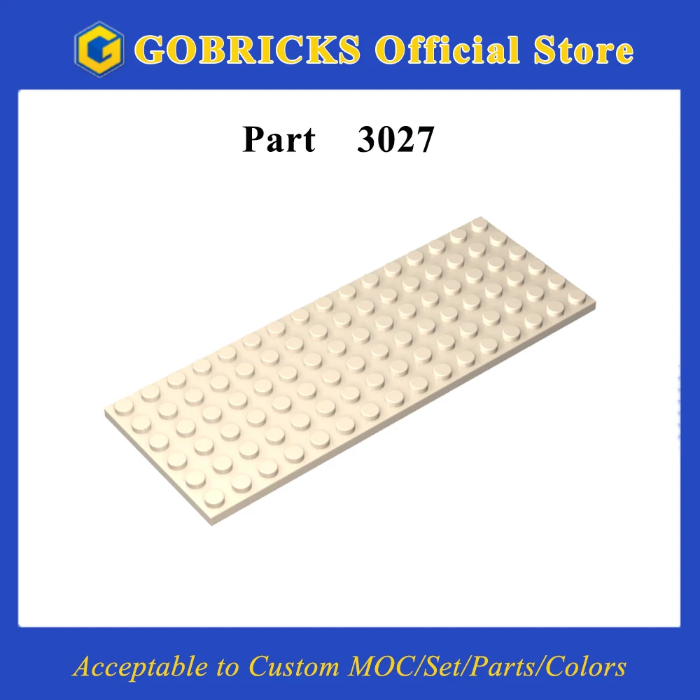 gobricks-1-шт-moc-пластина-6x16-кирпичей-совместимые-с-моделью-3027-строительных-блоков-детали-для-детей-собирает-головоломку-игрушки-на-день-рождения