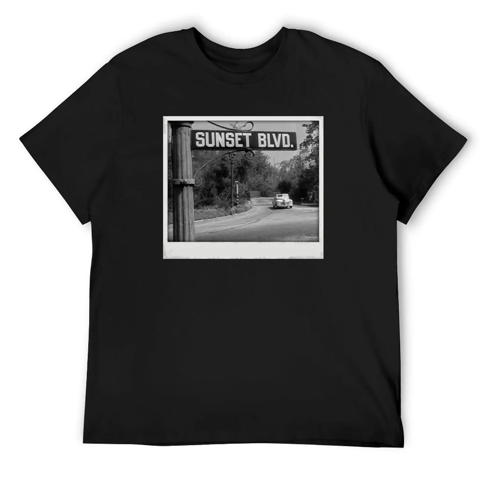 

SUNSET BLVD. T-Shirt croswit shirt man funny meme t-shirts oversizeds Aesthetic clothing Short sleeve tee men