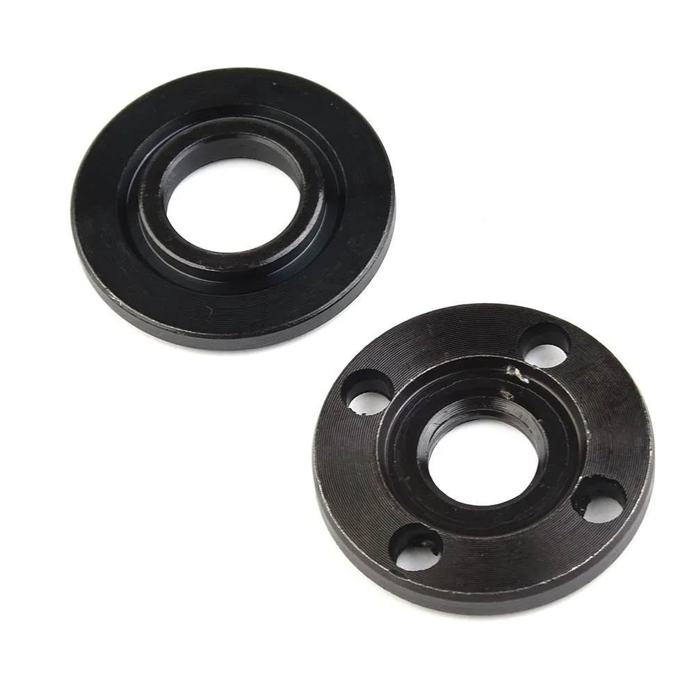 

2pcs Thread Angle Grinder Flange Nut Set Tools Metal Replacement M14 Spindle Thread Power Tool Grinders Steel Lock Nuts