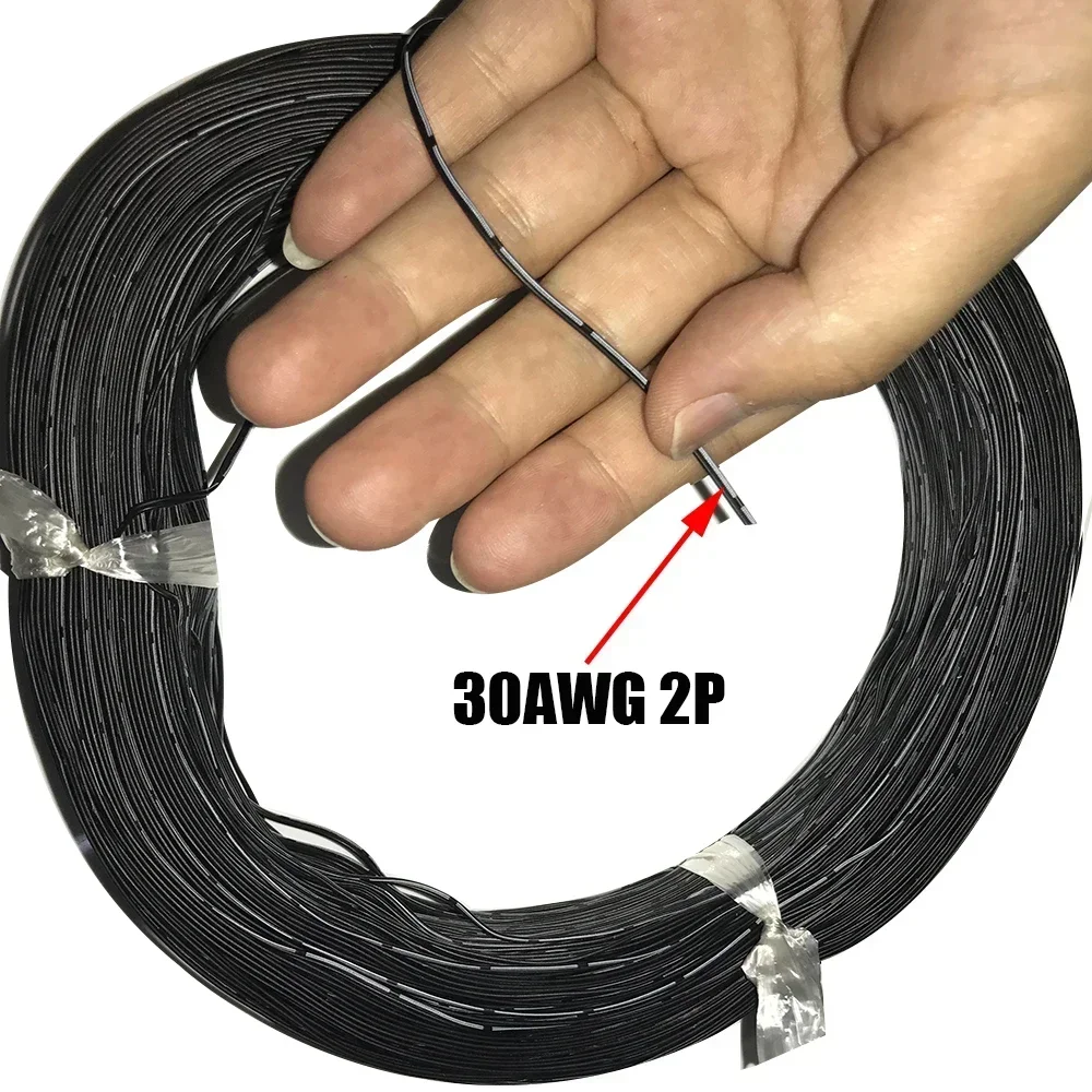 

Silicone Rubber Wire 30AWG Silicone Cable multi-core parallel 2Pin 3P 4P 5 6Pin 5 Meters Tined Copper Wire cobre Cable