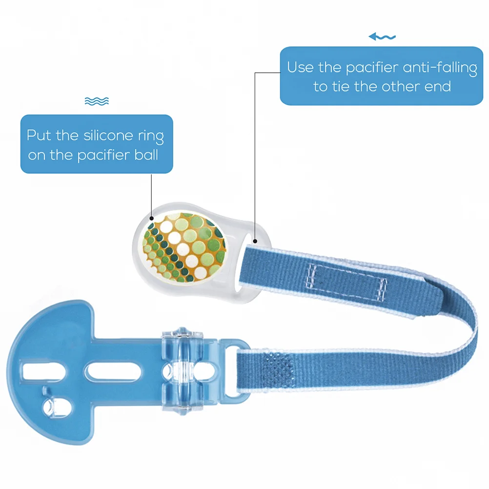 15 قطعة لهاية سيليكون حامل الطفل مشبك حلقي لحديثي الولادة مهديء آمنة غير سامة Bpa خالية الرضع تغذية الملحقات #5