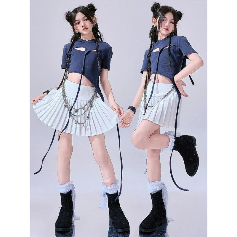 

Джазовые танцевальные костюмы для девочек, модные и модные детские модные шоу, костюмы для выступлений в стиле джаз для горячих девушек