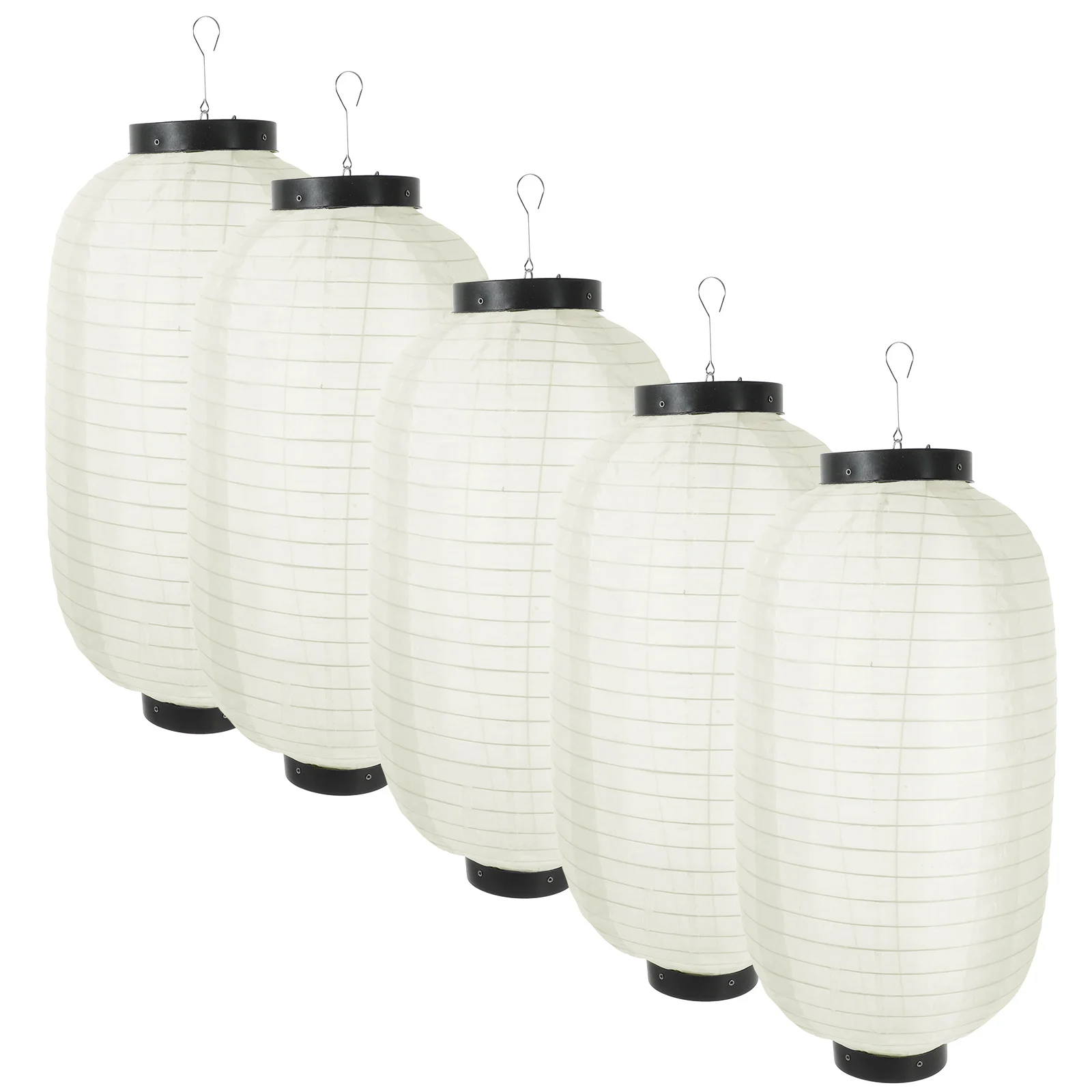 5 Pcs Silk Lantern New Year's Pendant for Spring Festival Decoration Wedding Paper Celebration