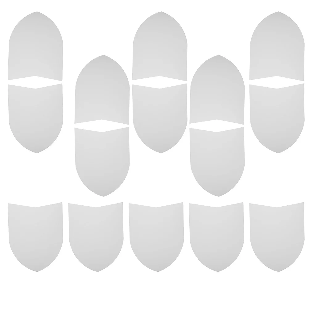 15-delige set: blanco ridderschilden voor kinderen doe-het-zelf-knutselprojecten rollenspelaccessoires klaslokaalplezier