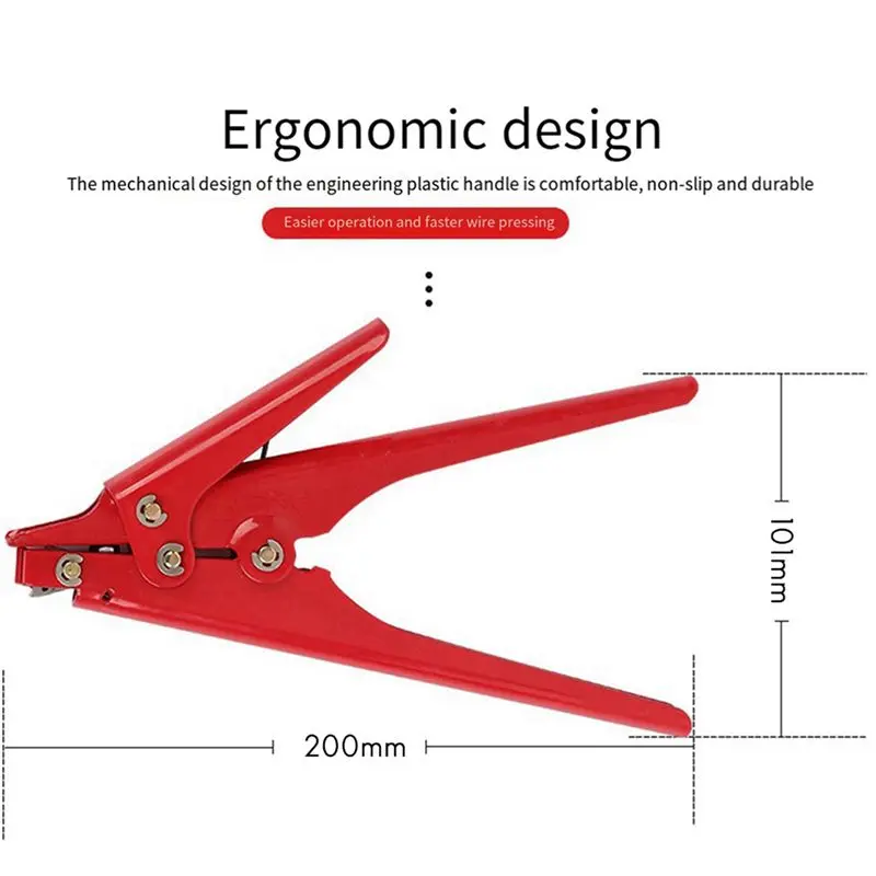 N84R 2X HS-519 자동 텐션 케이블 타이 툴 플라이어 케이블 타이 플라이어 케이블 타이 툴 바인딩 플라이어