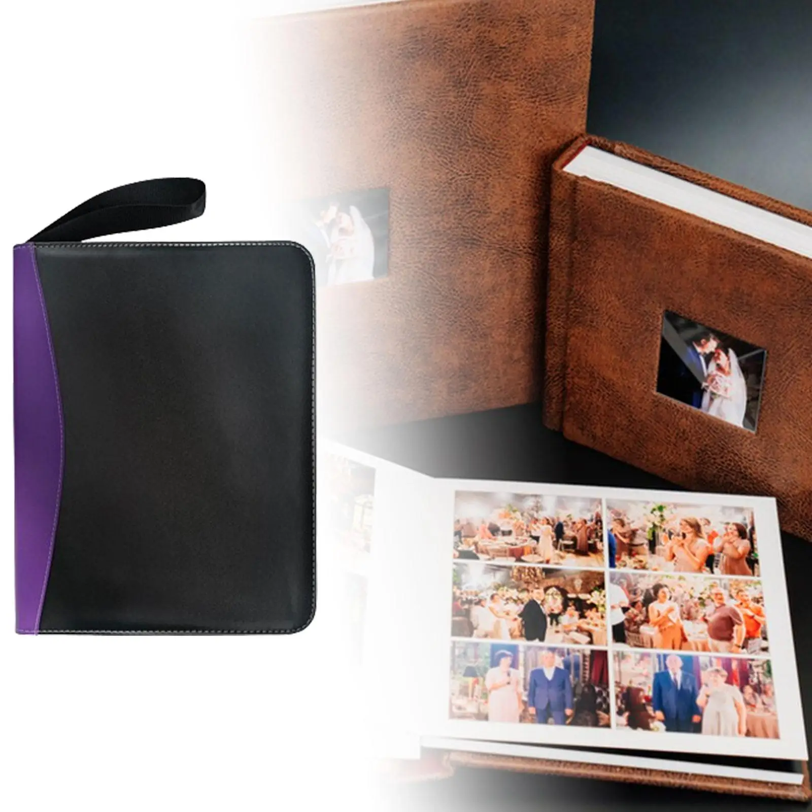 Waterproof Trading Picture Binder, Álbum dupla face para o futebol, Play Cards, Gaming Photo, 9 bolso, 40 folhas