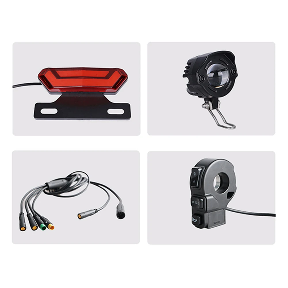 

Ride with peace of mind with For Bafang midmounted motor HD waterproof cable front rear light set Get yours now