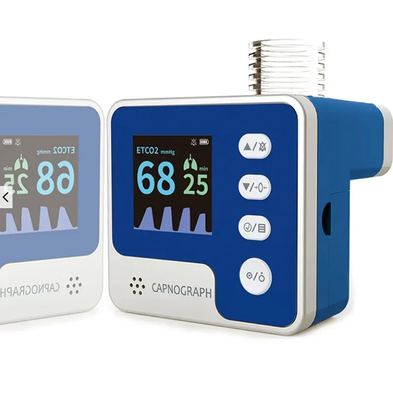 Por- Veterinary Capnograph  with ETCO2 Sensor Connect Patient Respiratory Veterinary Medical Machine