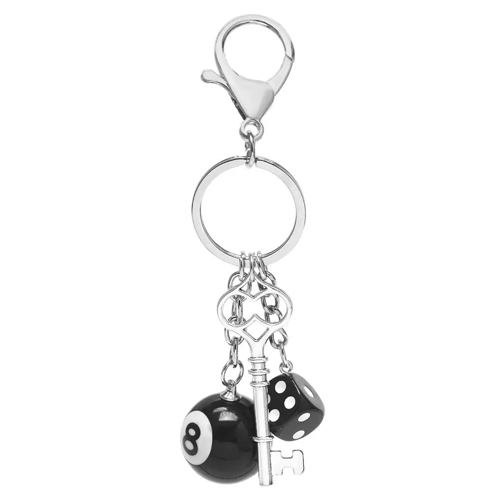 8ball Keychain Billiard Keychain Mini Ball Pendant Key Ring Resin Keyring Bar Table Decoration Jewelry Gifts брелок на телефон