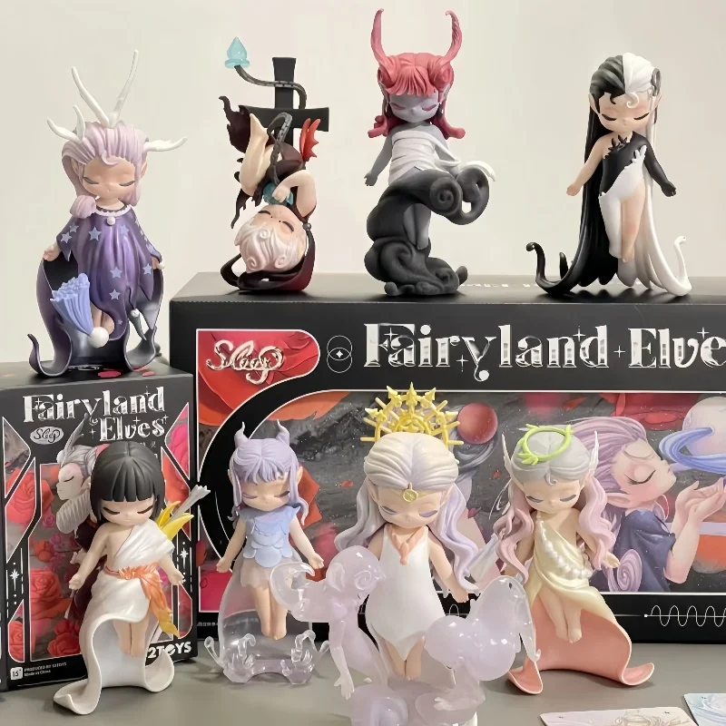 النوم أرض الخيال الجان سلسلة صندوق أعمى تخمين حقيبة صندوق غامض اللعب دمية لطيف أنيمي الشكل سطح المكتب الحلي هدية جمع