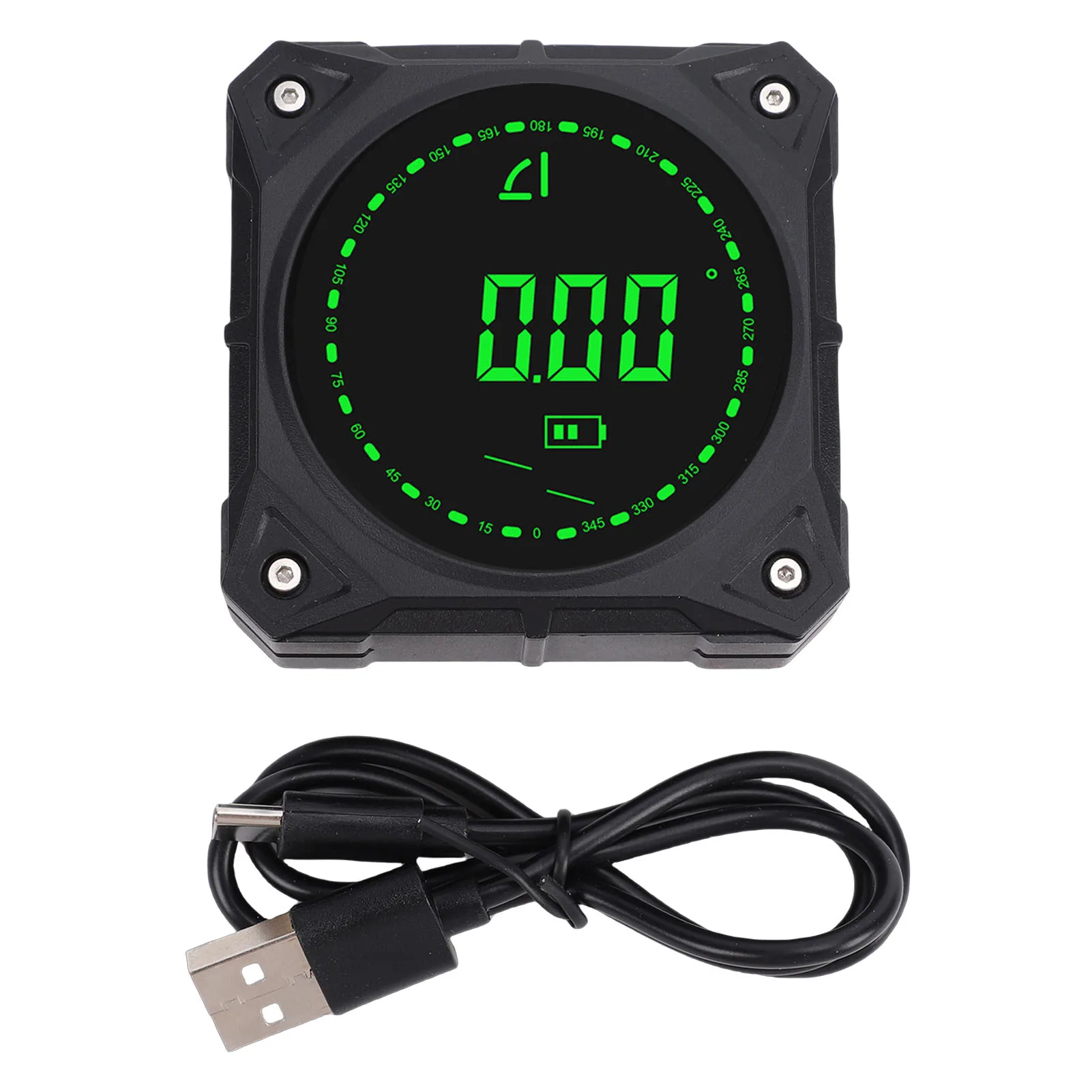 

Цифровой угломер с односторонним сильным магнитом, 0-90 градусов ° 0-180 ° Инклинометр для настольной пилы, угломер для распиловки дерева