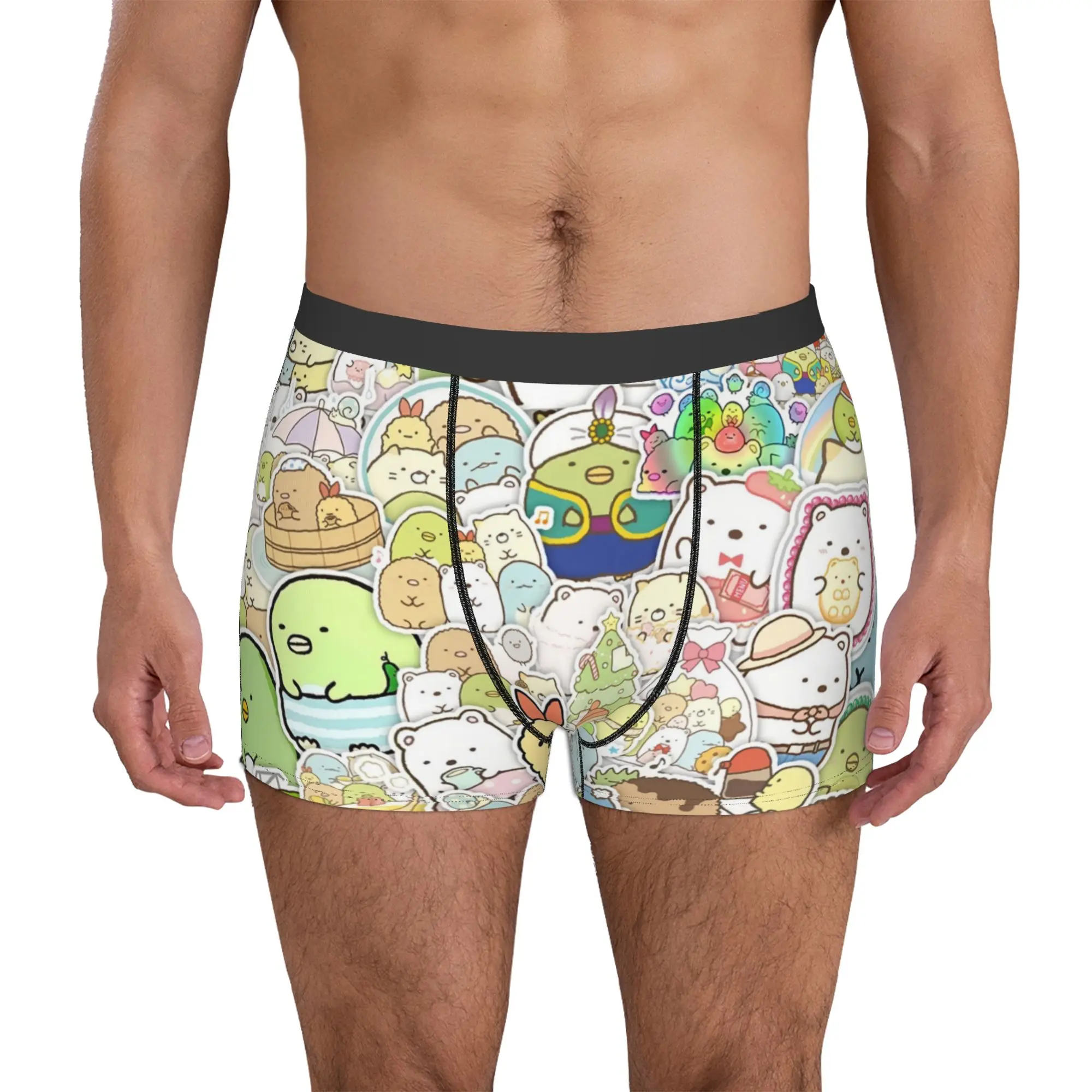 

Japanese Anime Sumikko Gurashi Cartoon Boxers Shorts Men's Briefs Underwear Cool Underpants