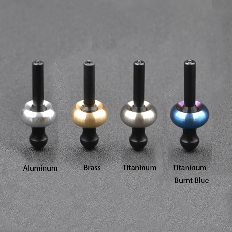 Titanium Enoki Mushroom Hand Twist Top Fidget Spinner EDC Hand Spinner Stress Relief Decompression Toy Finger Gyro Hand Spinner