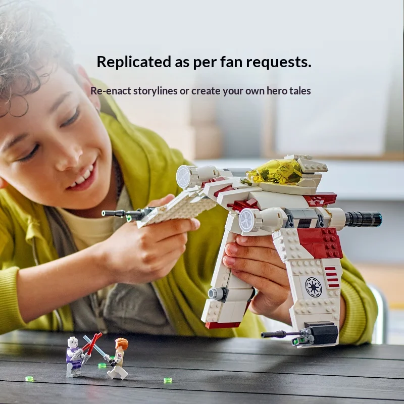 مكعبات بناء ليغو تجميع حرب النجوم 75432 Slalom Starfighter ألعاب الأولاد والأطفال هدايا عيد الميلاد والكريسماس