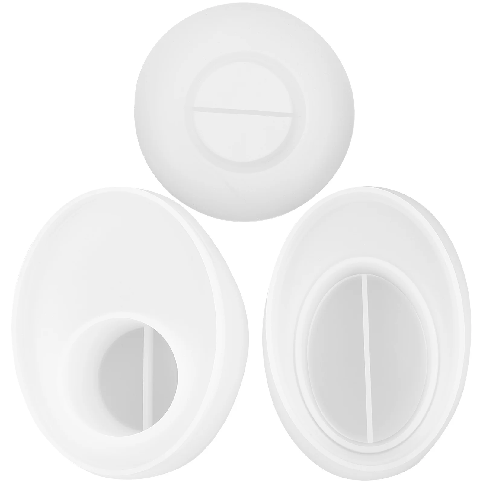 3Pcs Silicone Holder Mold DIY Candlestick Making Molds for Table Decoration Craft Epoxy Casting Small Holder