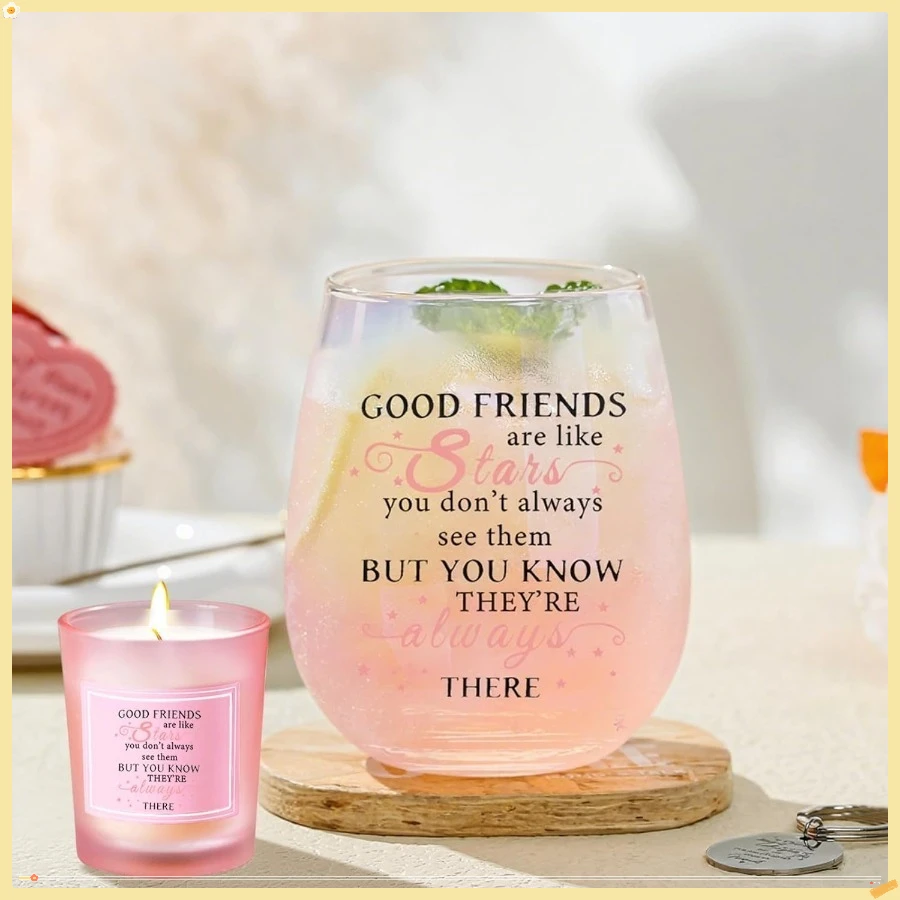 

Подарки дружбы для женщин, бокалы для вина, персонализированные подарки на день рождения для друга, мужчин, подарок для особых друзей, оставляющий подарок