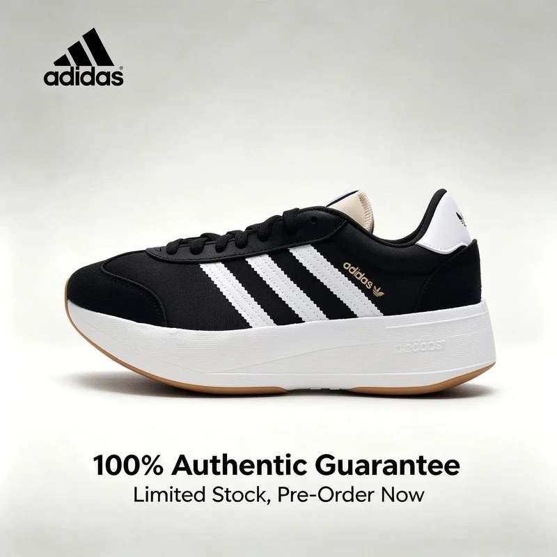 Adidas Adidas clover autumn men's and women's CITY RNR ​​sports and casual shoes JI0836
