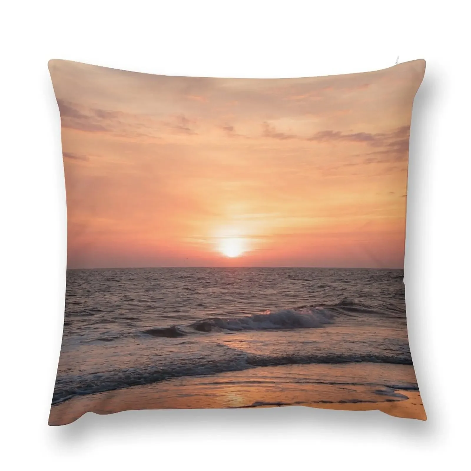 

Sunset at the Beach Throw Pillow luxury throw pillow covers New year Decorative Cushions For Living Room pillow