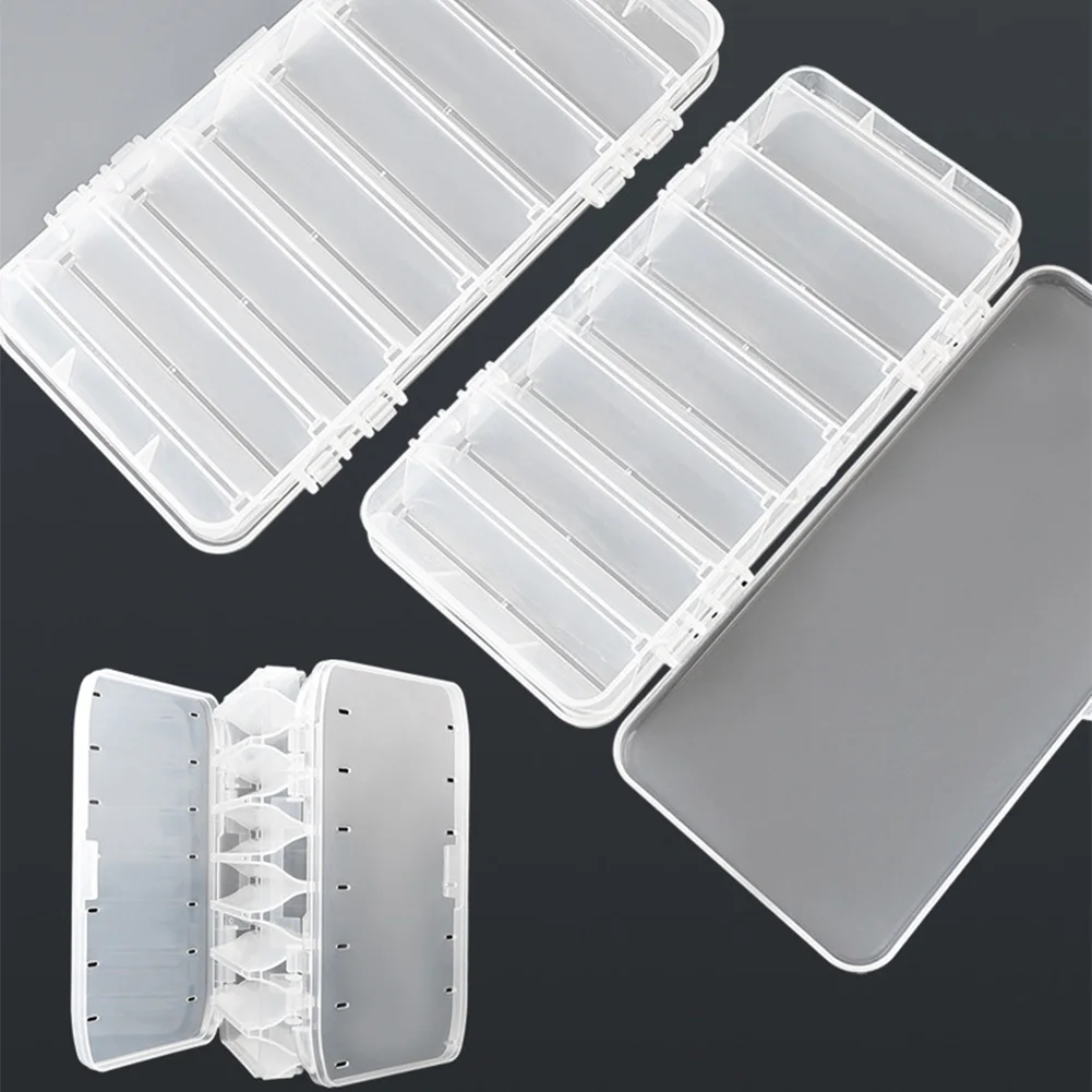 

Двусторонняя коробка для рыболовных снастей, футляр для хранения рыболовных приманок большой емкости (L)