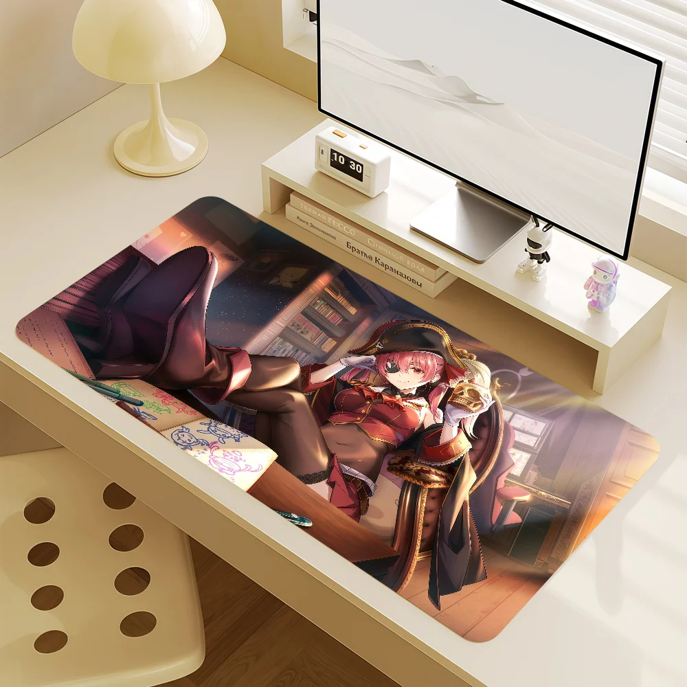 Mouse Pad MousePad Non-slip Lockedge Office Streamer H-Houshou Marine Student Gaming Virtual Thickened Large Writing Pad Cushion