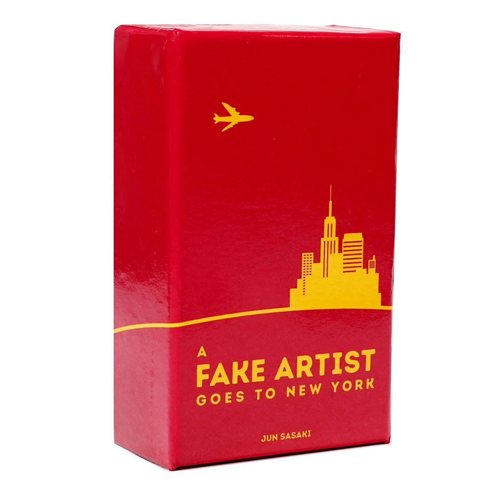 Board Game A Fake Artist Goes to New York Card Game Pictionary With A Hidden Identity Mechanic for 5-10 players