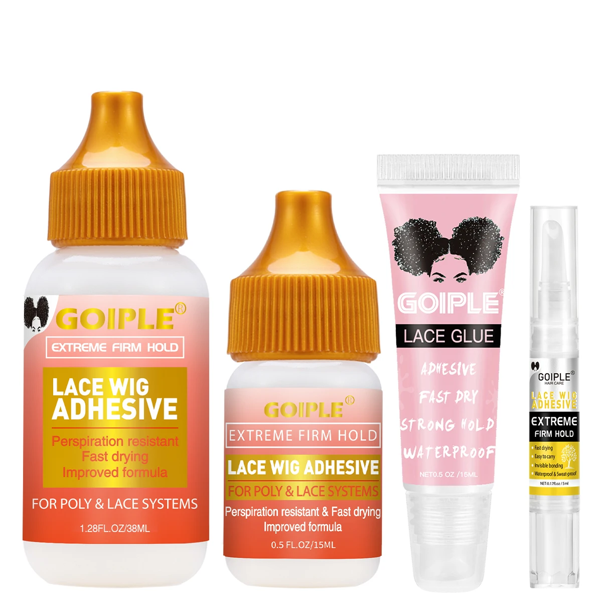 

Клей для переднего парика, клей для кружевного парика, водостойкий невидимый клей, сильная фиксация, замена волос, синтетические волосы, быстросохнущий клей, комплект