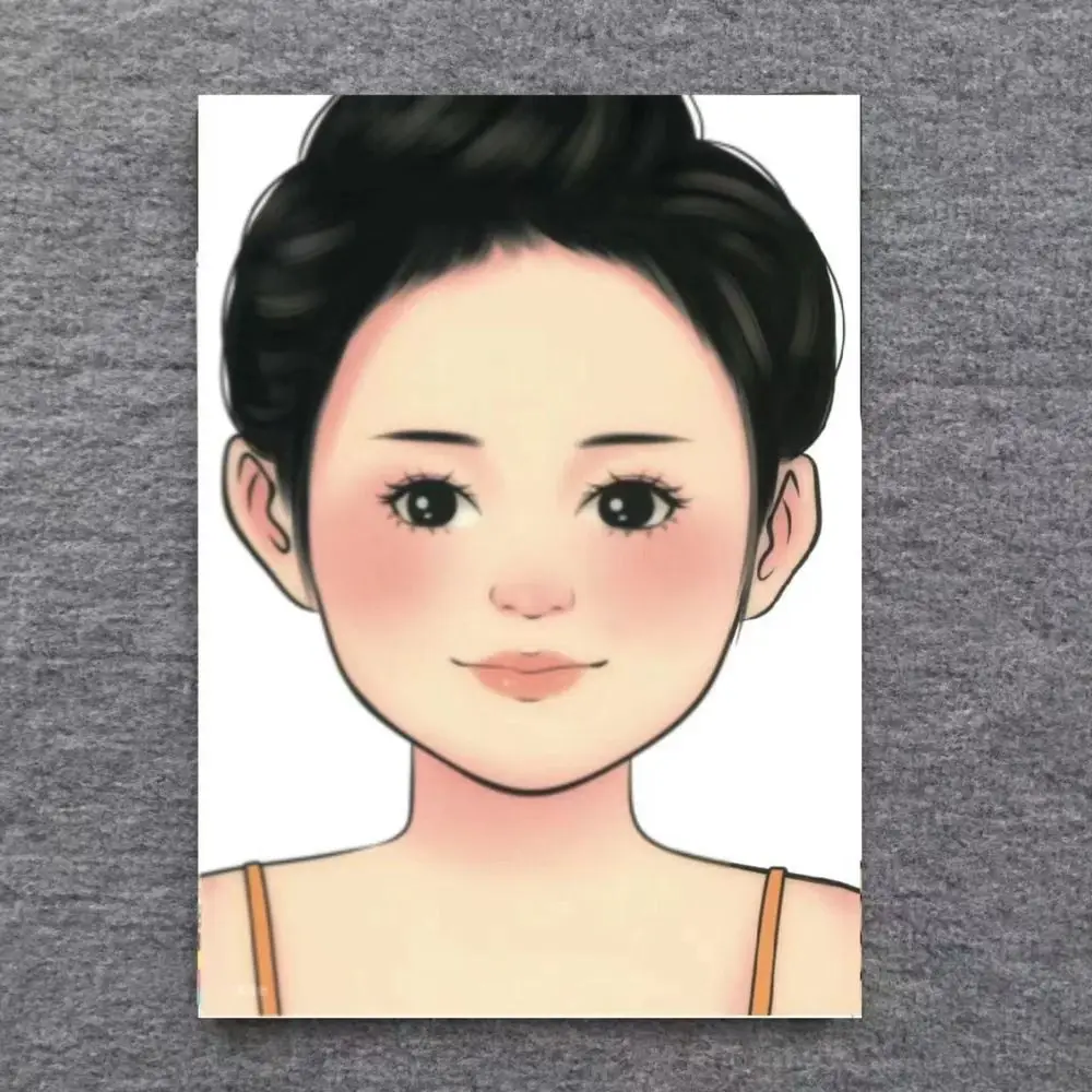 แบบฝึกหัดวาดภาพแบบล้างทำความสะอาดได้ ใช้ซ้ำได้ ลายฉลุสำหรับเพ้นท์หน้า กระดานฝึกวาดภาพ ทำความสะอาดง่าย พกพาสะดวก