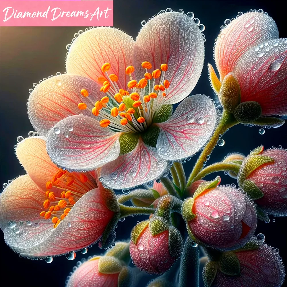 Neu Eingetroffen Diamant-Malerei Blumenbild Strass DIY Diamant-Mosaik Geeignet für Anfänger Stickerei Kinder-Hobby