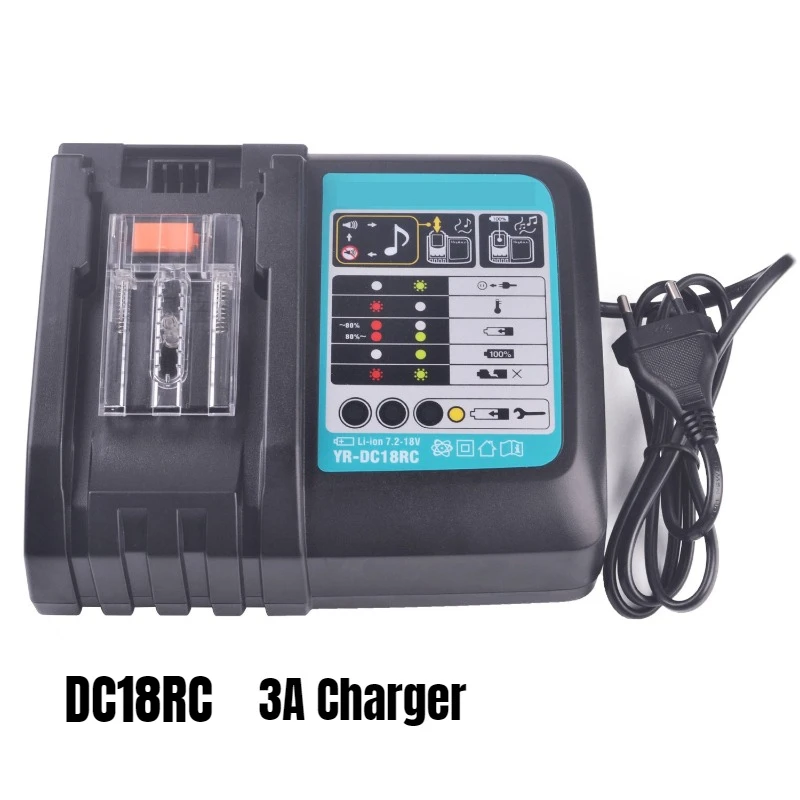 18V 3.0Ah-6.0Ah Battery Rechargeable Lithium Ion Battery Suitable for Makita Power Tool BL1860B BL1860 BL1830 LXT400