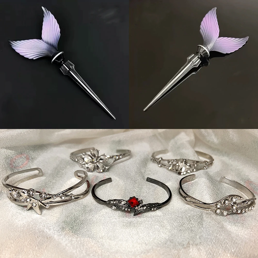 Anime Love And Deepspace Rafayel Cosplay Fischschwanz-Dartspiel Xavier Zayne Sylus Caleb Cosplay Armband Party Kostüme Requisiten Geschenk