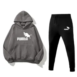 Autumn/Winter 2024 PUMBA new sports sweater set fashion casual loose comfortable wool with all trendy coats