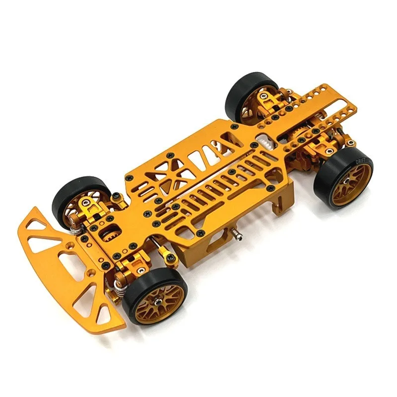 Quadro multi distância entre eixos de atualização de metal para WLtoys Mosquito Car MINI-Q9 1/28 4WD RC peças de carro