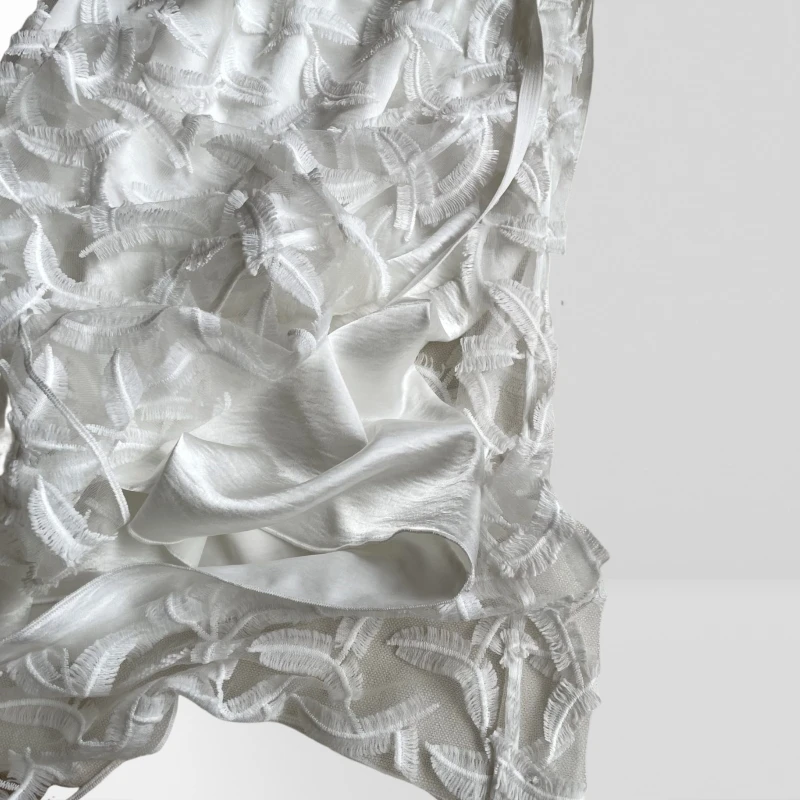 เรียบง่ายและสะดวกสบายอารมณ์ High Street กระโปรงผ้าฝ้ายลําลองแฟชั่นสบายและมีสไตล์สําหรับการสวมใส่ในชีวิตประจําวัน AF2020