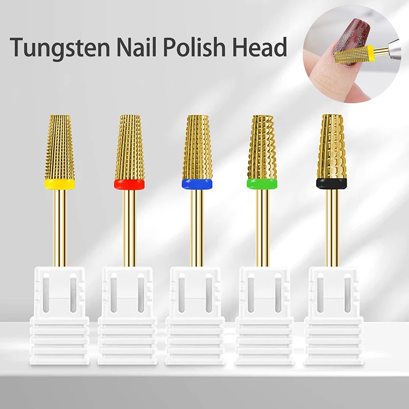 

Carbide Tungsten Nail Drill Burr Bits Milling Cutter For Manicure Machine Electric Drill Bit Machine For Nail Tools Accessories