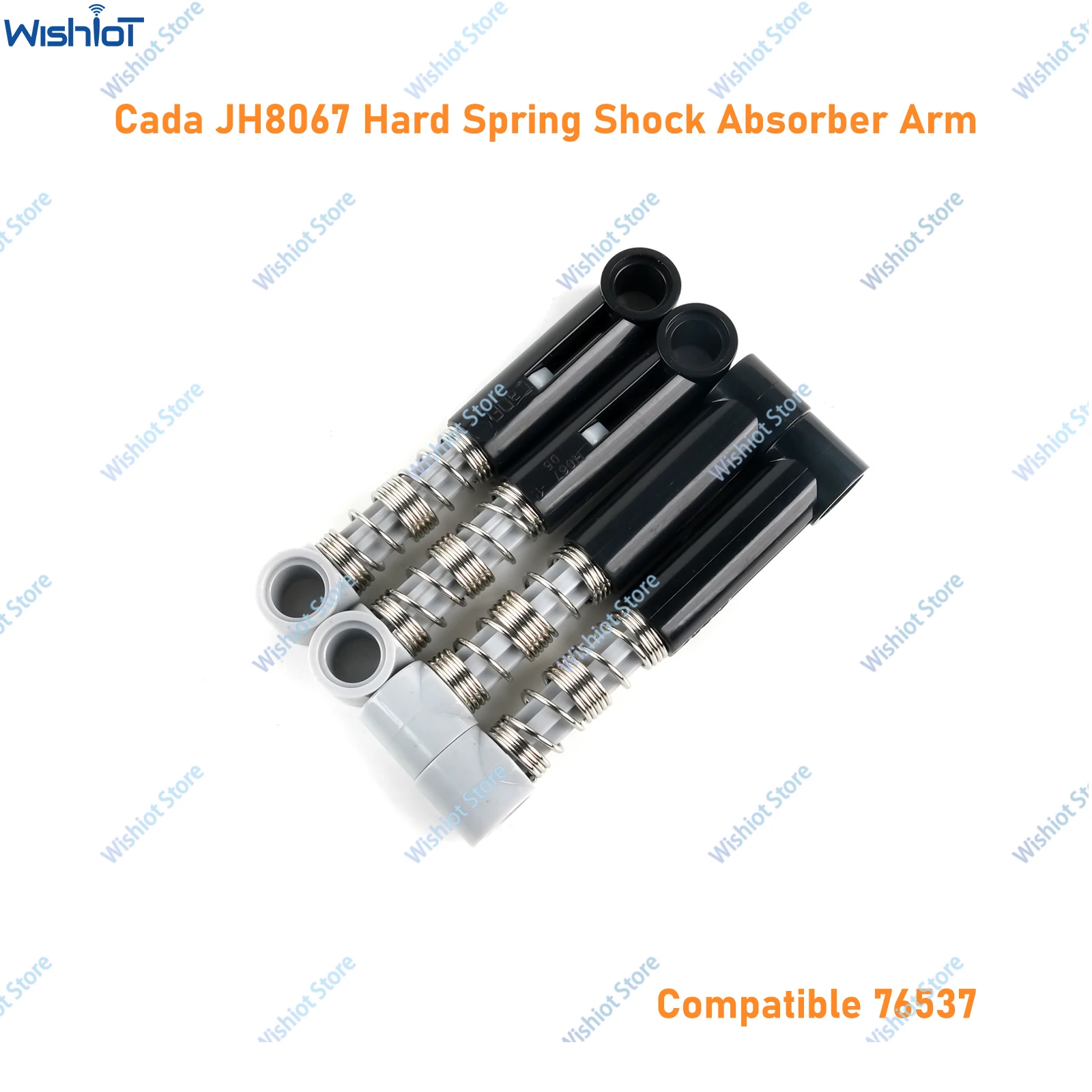 MOC Technical Parts Cada Black Hard Shock Absorber Arm Suspension Spring Compatible with legoeds Buiding Blocks 76537 731c04