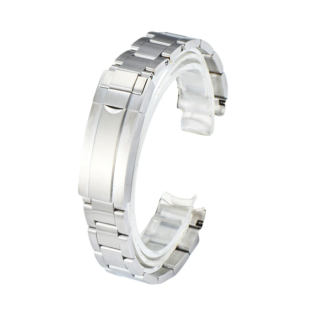 

Boys' strap Stainless steel watch strap Replacement Watch accessories 316L stainless steel waterproof safety folding buckle