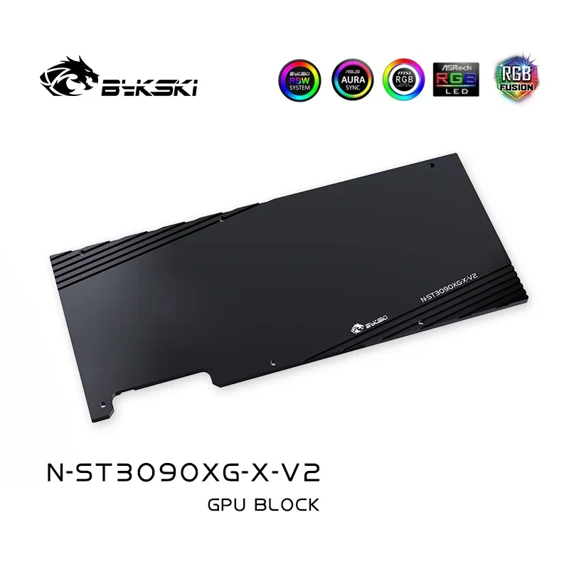 Imagem -05 - Bykski N-st3090xg-x-v2 Gpu Bloco de Água para Zotac Rtx3090 3080 Jogos oc Trindade Amp Holo Placa Gráfica Vga Cooler