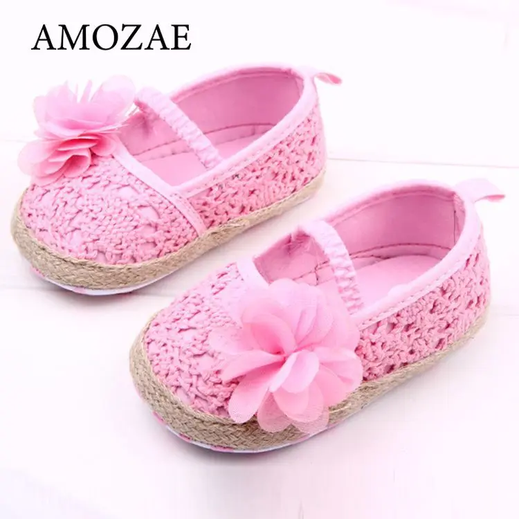 

Summer Baby Girls Retro Toddlers Prewalkers Flower Footwear Shoes Infant Soft Bottom First Walkers Anti-slip Toddler Shoes